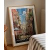 Kopenhag Şehir Manzarası ve Refleksiyon Poster