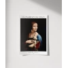 Leonardo Da Vinci Kakımlı Kadın Poster