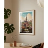 Lille Tarihi ve Çiçek Bahçesi Sanat Poster