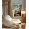 Lizbon Tramvayı ve Şehir Manzarası Poster