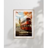 London İkonik Çift Katlı Otobüs Poster