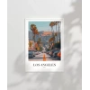 Los Angeles Sokak Manzarası Poster