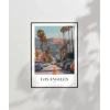 Los Angeles Sokak Manzarası Poster