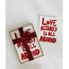 Love Actually Tipografi Poster