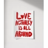 Love Actually Tipografi Poster