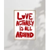 Love Actually Tipografi Poster