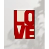 LOVE You Büyük Tipografik Poster