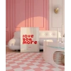 Love You More Everyday Eğlenceli Tipografik Poster