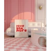 Love You More Everyday Eğlenceli Tipografik Poster