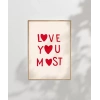 Love You Most Poster