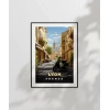 Lyonun Şirin Sokakları ve Vespa Poster