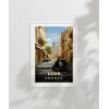 Lyonun Şirin Sokakları ve Vespa Poster