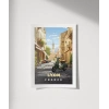 Lyonun Şirin Sokakları ve Vespa Poster