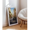 Lyonun Şirin Sokakları ve Vespa Poster