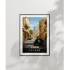 Lyonun Şirin Sokakları ve Vespa Poster