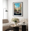 Madrid Şehir Sokakları ve Tarihi Atmosfer Poster