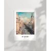 Madrid’in İkonik Caddesi Poster