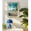 Maldives Tropik Plaj Manzarası Poster