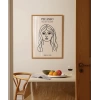 Matisse İlhamlı Kadın Yüzü Poster