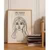 Matisse İlhamlı Kadın Yüzü Poster