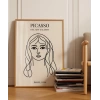 Matisse İlhamlı Kadın Yüzü Poster