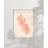 Matisse Pembe Bitki Poster