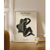 Matisse Stilinde Kadın Silüeti  Poster