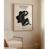 Matisse Stilinde Kadın Silüeti  Poster