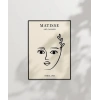 Matisse Stilinde Minimal Kadın Poster
