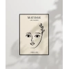 Matisse Stilinde Minimal Kadın Poster