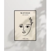 Matisse Stilinde Minimal Kadın Poster