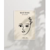 Matisse Stilinde Minimal Kadın Poster
