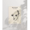 Matisse Stilinde Minimal Kadın Poster