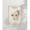 Matisse Stilinde Minimal Kadın Poster