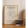 Matisse Stilinde Minimalist Dans  Poster