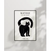 Matisse Tarzı Siyah Kedi Poster