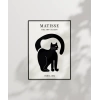 Matisse Tarzı Siyah Kedi Poster