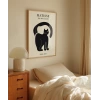 Matisse Tarzı Siyah Kedi Poster