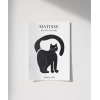 Matisse Tarzı Siyah Kedi Poster