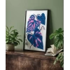 Mavi ve Pembe Yaprak Dansı Poster