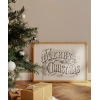 Merry Christmas Vintage Tipografi Poster