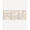 Minimalist Organik Formlar 3lü Poster