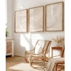 Minimalist Organik Formlar 3lü Poster