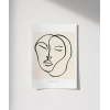 Minimalist Portre Sanat Poster