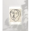 Minimalist Portre Sanat Poster