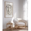Minimalist Portre Sanat Poster
