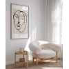 Minimalist Portre Sanat Poster
