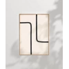 Modern Minimalist Siyah-Beyaz Poster