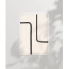 Modern Minimalist Siyah-Beyaz Poster