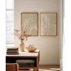 Modern Zebra Çizgi Sanatı 2li Poster